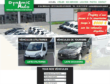Tablet Screenshot of dynamic-auto.fr